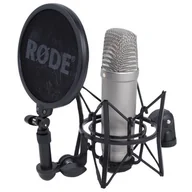 Mikrofony estradowe - Rode NT1-A KIT - Mikrofon bezprzewodowy + koszyk + popfilter - miniaturka - grafika 1