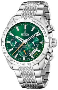 Zegarek Zegarek Festina F20668-3 Timeless Chronograph - Zegarki męskie - miniaturka - grafika 1