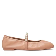 Baleriny - Baleriny Stuart Weitzman Goldie Ballet SF896 Beżowy - miniaturka - grafika 1