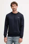 Bluzy męskie - Pepe Jeans bluza męska kolor granatowy gładka PM5800013 - miniaturka - grafika 1