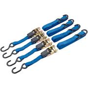 Łańcuchy i liny stalowe - Draper Tools Pasy mocujące, 4 szt., 250 kg, 60965 Tools - miniaturka - grafika 1