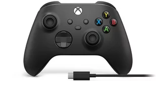 Microsoft Xbox Series X kontroler bezprzewodowy + USB-C carbon black (Xbox SX/Xbox One/PC) - Kontrolery do Xbox - miniaturka - grafika 1