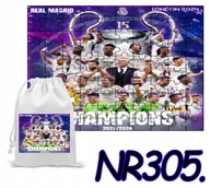 Puzzle - PUZZLE 96 EL. UKŁADANKA REAL MADRYT CHAMPIONS LEAUGE + WORECZEK Z NADRUKIEM - miniaturka - grafika 1