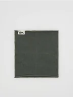 Apaszki i szaliki damskie - Reserved - Gładki komin z wiskozą - ciemnozielony - miniaturka - grafika 1