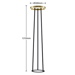Lucande Seppe lampa stojąca LED, mosiądz - Lampy stojące - miniaturka - grafika 2