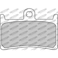 Klocki hamulcowe - Klocki hamulcowe - komplet FERODO RACING FDB605EF - miniaturka - grafika 1