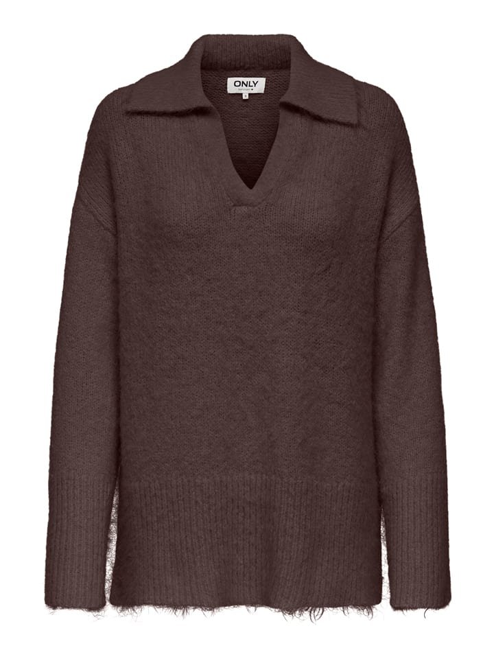 ONLY Sweter w kolorze brązowym