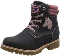 Kozaki damskie - Tom Tailor Chłopcy, dziewczęcy, 4270813, półdługie kozaki, denim, 25 EU - miniaturka - grafika 1