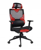 Fotele gamingowe - ODDYCHAJĄCY FOTEL OBROTOWY BIUROWY CORTEK VISION DLA GRACZA - miniaturka - grafika 1