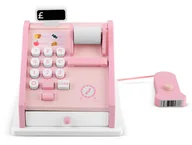 Zabawy w naśladowanie dorosłych - Drewniana zabawka edukacyjna kasa fiskalna Ricokids - miniaturka - grafika 1