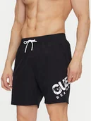 Kąpielówki męskie - Guess Szorty kąpielowe F5GT27 WG2E2 Czarny Regular Fit - miniaturka - grafika 1