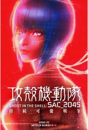 Plakat Anime Ghost in the Shell GITS_045 A2 Custom Manga