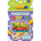 Literatura popularno naukowa dla młodzieży - Autka Malowanka z pisakiem wodnym - miniaturka - grafika 1