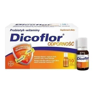 Bayer SP Z O.O Dicoflor Odporność 10 fiolek - Witaminy i minerały - miniaturka - grafika 1