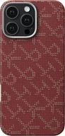 Etui i futerały do telefonów - Pitaka Tactile Woven Case, PTK Red/Gold - iPhone 16 Pro - miniaturka - grafika 1