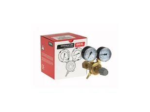 Reduktor gazu MINI Argon/CO2 - 2 manometry / Ideal - 255200 - Akcesoria spawalnicze - miniaturka - grafika 1