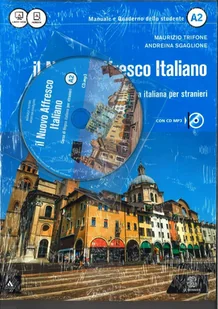 Nuovo Affresco Italiano A2 Podręcznik + CD mp3 - Maurizio Trifone, Andreina Sgaglione - Książki do nauki języka włoskiego - miniaturka - grafika 1