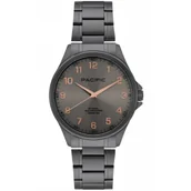 Zegarki męskie - Grafitowy męski zegarek na bransolecie PACIFIC SSMB-1102-07 - miniaturka - grafika 1