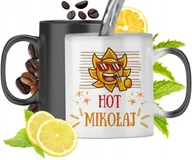 Kubki - Kubek Magiczny Dla Mikołaja Czarny Matowy z Nadrukiem ze Zdjęciem 330ml + Opakowanie na prezent (wzór 03) - miniaturka - grafika 1