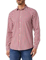 Koszule męskie - Springfield Koszula męska, czerwona, regularna, czerwony, M - miniaturka - grafika 1