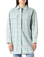 Koszulki i topy damskie - Koszulka damska Lee Elongated Oversshirt, Dusty Jade, XL - miniaturka - grafika 1