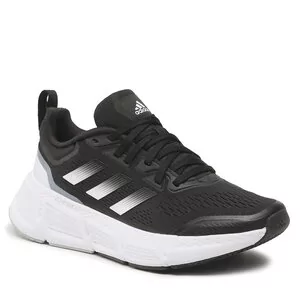 Trampki damskie - adidas Damskie trampki Questar, Core Black FTWR białe szare podwójne, rozmiar 42, Rdzeń czarny Ftwr biały szary dwa, 42 EU - grafika 1