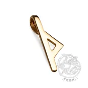 Wisiorki - Thurisaz – runa ochrony zawieszka złocona - miniaturka - grafika 1