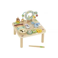 Zabawki kreatywne - TOOKY TOY Drewniany Stolik Aktywności Cymbałki Montessori - miniaturka - grafika 1