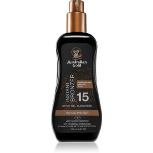 Australian Gold Żel Spray Bronzer Spf 15 naturalny - Balsamy i kremy do opalania - miniaturka - grafika 1