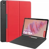 Etui do tabletów - Etui do Lenovo Tab Plus + Tab+ 2024 11.5 cali TB351 Smartcase czerwone Case Obudowa Pokrowiec Futerał - miniaturka - grafika 1