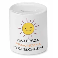 Skarbonki - SKARBONKA DLA PRAWNIKA NAJLEPSZA POD SŁOŃCEM z Nadrukiem ze Zdjęciem - miniaturka - grafika 1