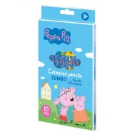 Kredki, ołówki, pastele i pisaki - Kredki ołówkowe okrągłe Peppa Pig 10kol ASTRA - miniaturka - grafika 1