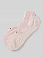 Skarpetki damskie - Skarpetki stopki z nadrukiem z logo w zestawie 2 szt. - miniaturka - grafika 1