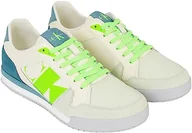 Trampki męskie - Calvin Klein Męskie trampki o niskim profilu, kremowe białe/artystyczne/boczniaki, 39,5 EU, Kremowy biały łuk ostrygi, 40.5 EU - miniaturka - grafika 1