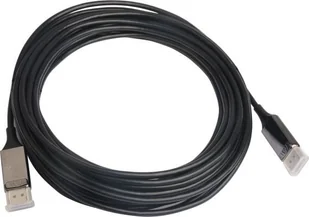 Kabel Techly DisplayPort AOC Anschlusskabel 8K Glasfaser DisplayPort Kabel 20m schwarz Unempfindlich gegenueber elektromagn.Stoerungen - Kable komputerowe i do monitorów - miniaturka - grafika 1