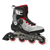 Rolki - Rolki męskie Rollerblade Macroblade 90 Boa Black/Grey/Red EUR 40,5 - miniaturka - grafika 1