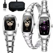 Smartband - Aries Watches H8 Pro Srebrny - miniaturka - grafika 1