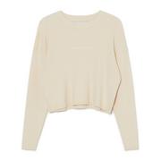 Swetry damskie - Cropp - Beżowy sweter oversize - Beżowy - miniaturka - grafika 1