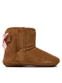 Buty dla dziewczynek - Ugg Śniegowce I Jesse Bow II 1018452I Brązowy - miniaturka - grafika 1