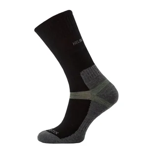 Skarpety Helikon-Tex MediumWeight Wool - czarne 43/46 - Odzież taktyczna i umundurowanie - miniaturka - grafika 1