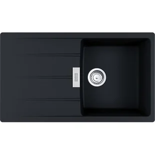 Franke Centro CNG 611-86 GSC Zlewozmywak granitowy jednokomorowy 86x50 cm onyx 114.0687.330 - Zlewozmywaki - miniaturka - grafika 1