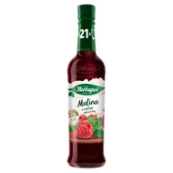 Syropy i koncentraty owocowe - Herbapol Lublin Syrop Owocowa Spiarnia Malina z melis 420ml 7026218 - miniaturka - grafika 1