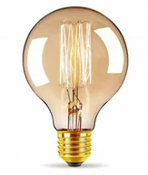Żarówki tradycyjne - Żarówka Dekoracyjna Ozdobna E27 Retro Edison G80 Dymione Szkło Mocna - miniaturka - grafika 1