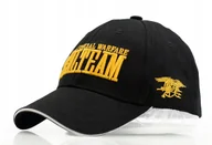 Czapki i chusty sportowe męskie - Czapka Z Daszkiem Bejsbolówka Sealteam Czarna - miniaturka - grafika 1