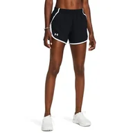 Spodenki damskie - Under Armour UA Woven Wdmk szorty, Castlerock/biały, LG - miniaturka - grafika 1