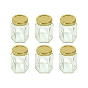 Pojemniki kuchenne - Tala słoiczek sześciokątny na przetwory z pokrywką - 110 ml - miniaturka - grafika 1