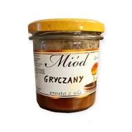 Miód - Miód Gryczany gryka zwyczajna 400g ostrzejszy smak zapach POLSKI naturalny - miniaturka - grafika 1