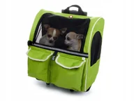 Plecaki - Transporter plecak z szelkami kółkami i uchwytem max 15 kg 44x34x46/106cm - miniaturka - grafika 1