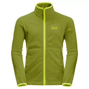 Polar dziecięcy SANDPIPER JACKET K green tea - Bluzy dla dziewczynek - miniaturka - grafika 1