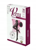 Rajstopy - Veera Przeciwżylakowa Rajstopy 140 Den Mikrofibra Melanż Rozm. 4 1 Para - miniaturka - grafika 1